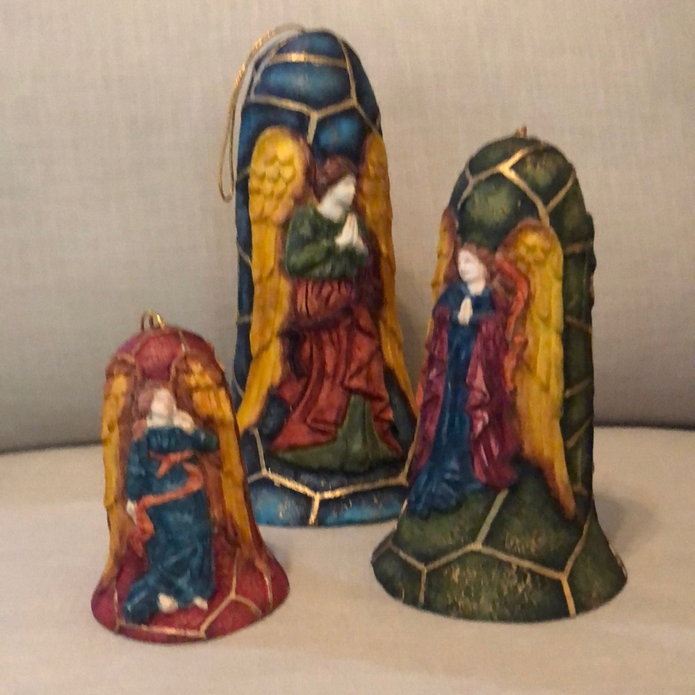 MJD Designs. Handpanted Angel Bells